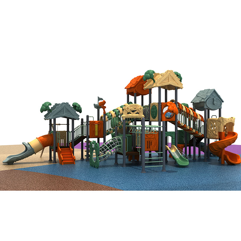 Plastic Outdoor Playground Slides For Garden - Zhejiang Monle Toys Co.,Ltd