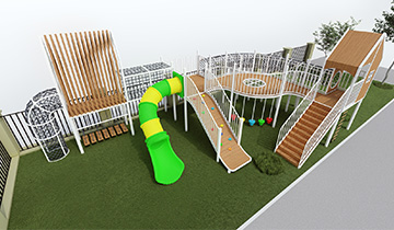 Outdoor Play Area For Kindergarten